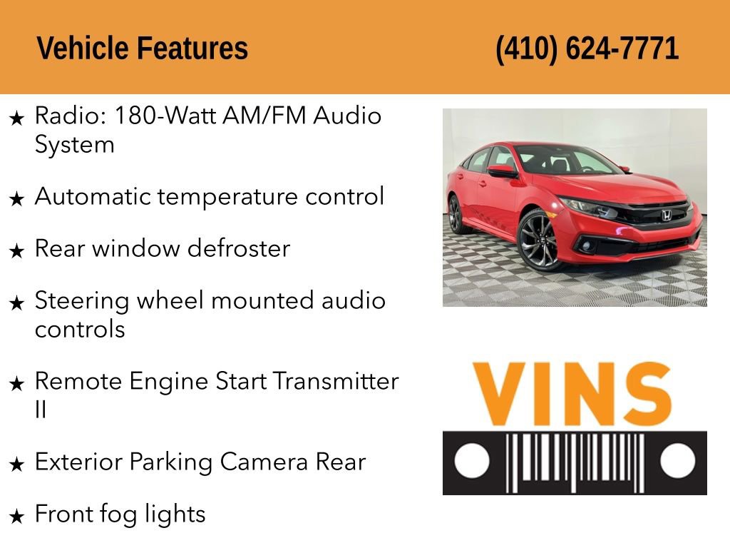 Used 2020 Honda Civic Sport image 5