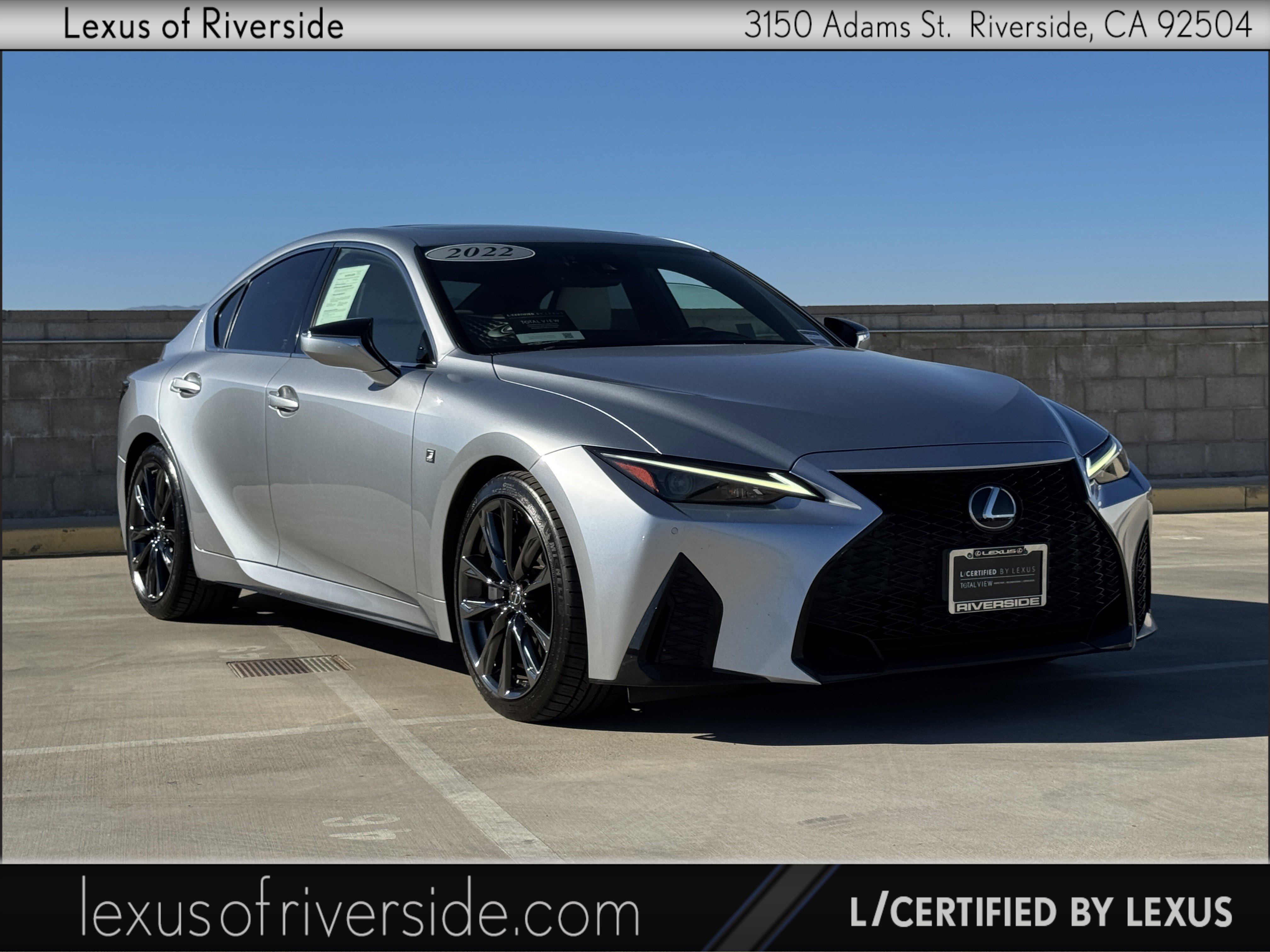 Certified 2022 Lexus IS 350 F Sport