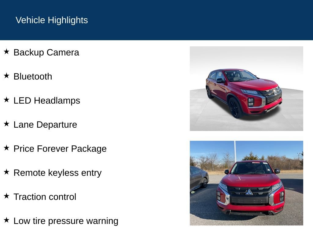 Used 2025 Mitsubishi Outlander Sport LE image 2