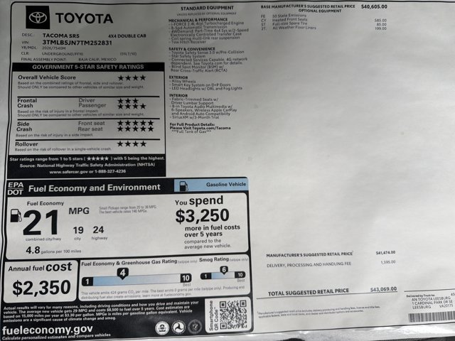 New 2026 Toyota Tacoma SR5 AWD/4WD image 24