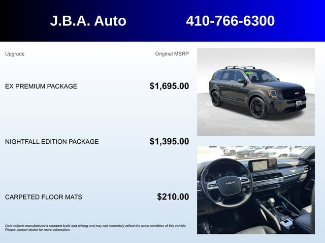 Used 2022 Kia Telluride EX w/ EX Premium Package image 5