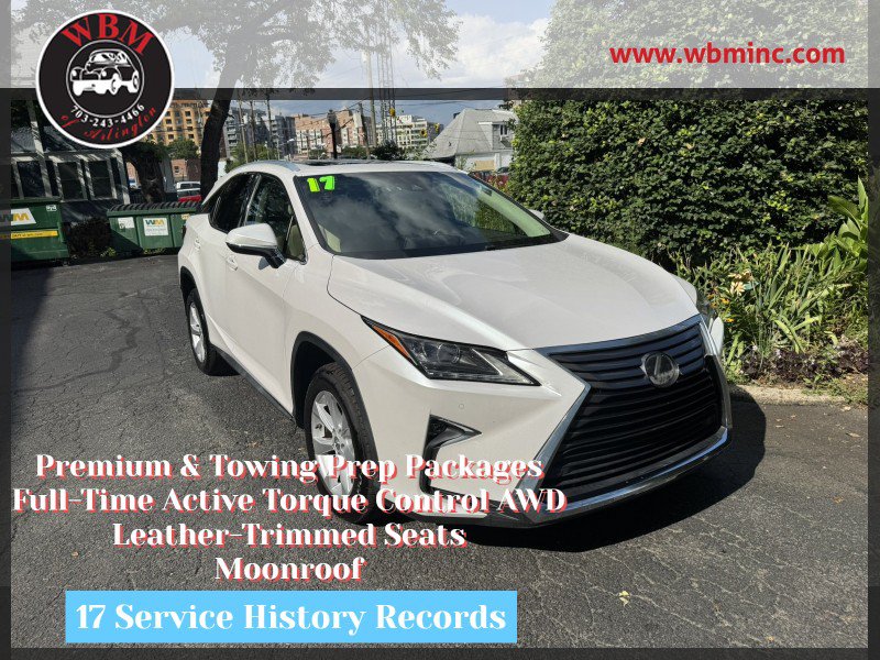 Used 2017 Lexus RX 350 AWD w/ Premium Package