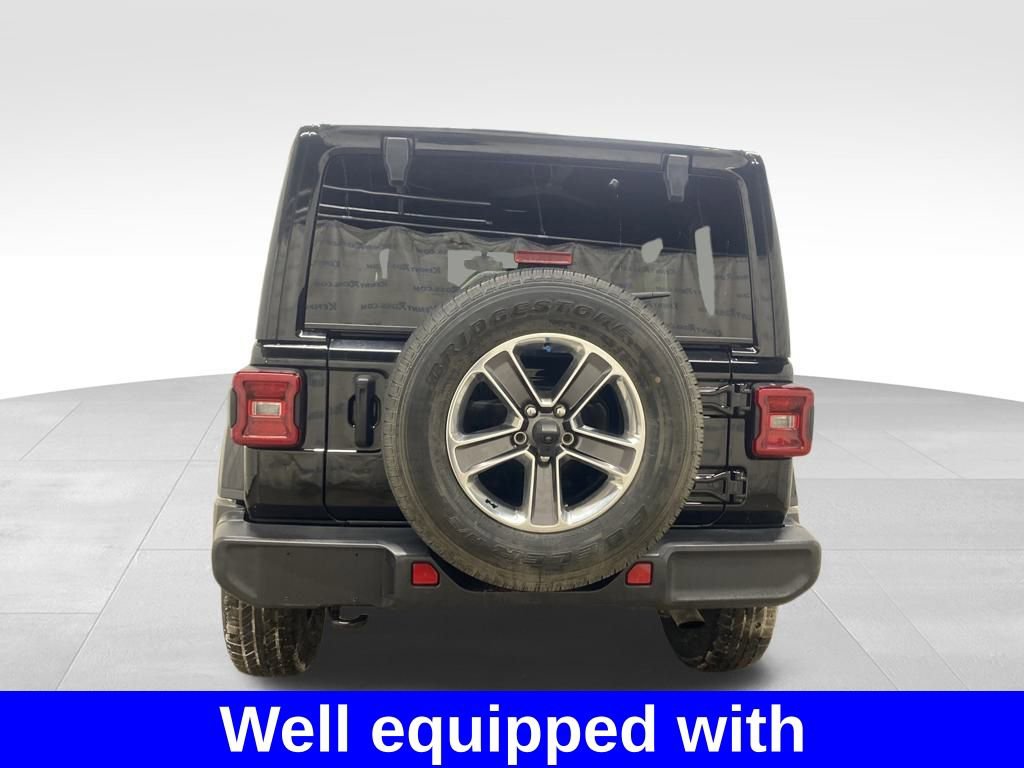 Used 2021 Jeep Wrangler Unlimited Sahara w/ Uconnect 4C Nav & Sound Group video 3
