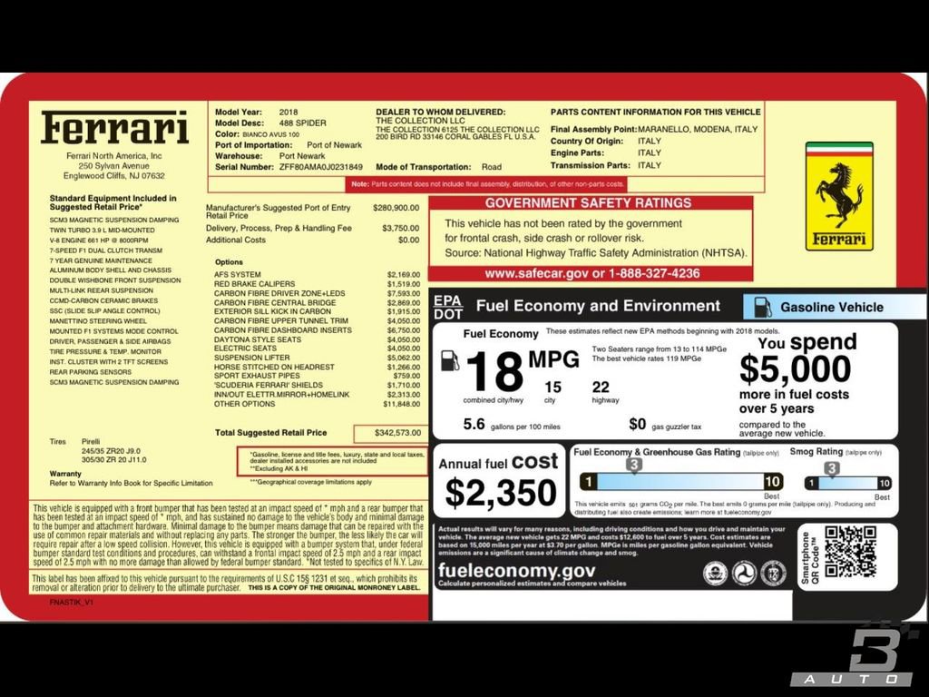Used 2018 Ferrari 488 Spider image 27