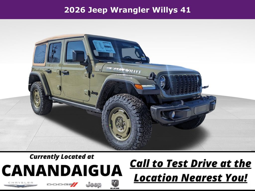 New 2026 Jeep Wrangler Unlimited Sport