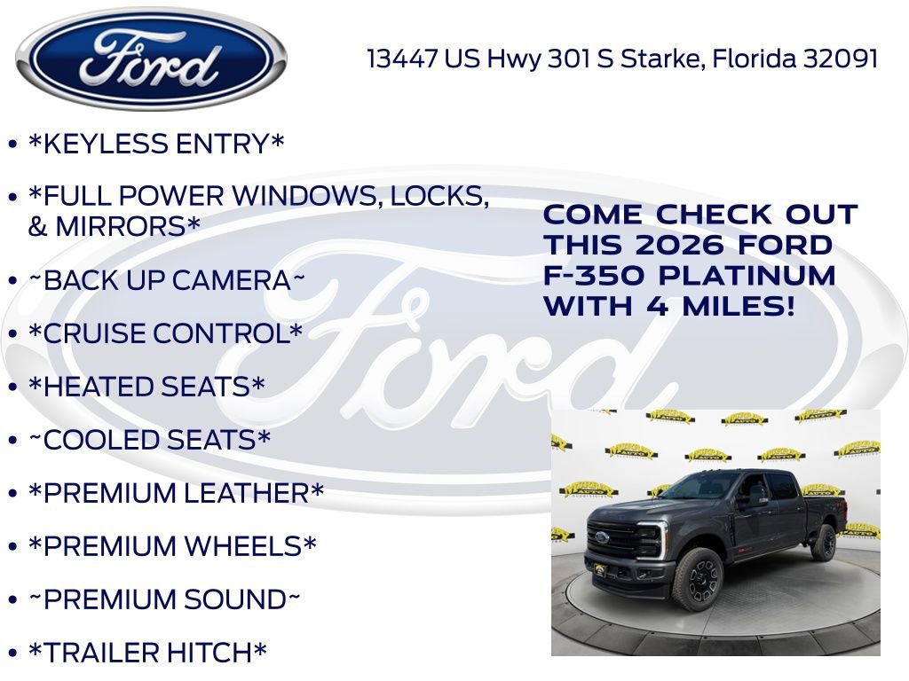 New 2026 Ford F350 Platinum image 10