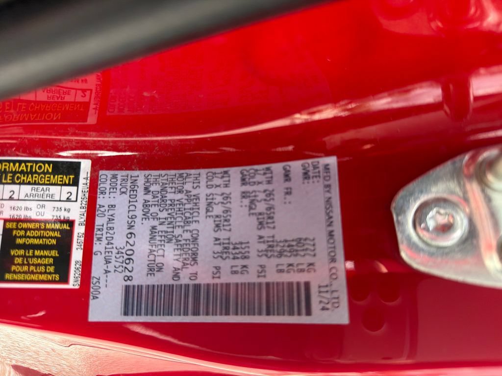 Certified 2025 Nissan Frontier SV RWD image 36