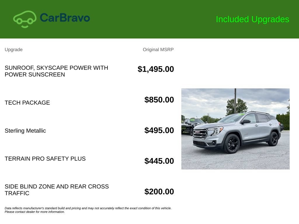 Certified 2023 GMC Terrain AT4 w/ Tech Package AWD/4WD image 9