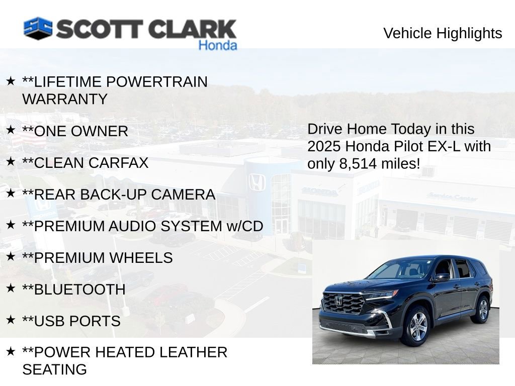 Used 2025 Honda Pilot EX-L image 11