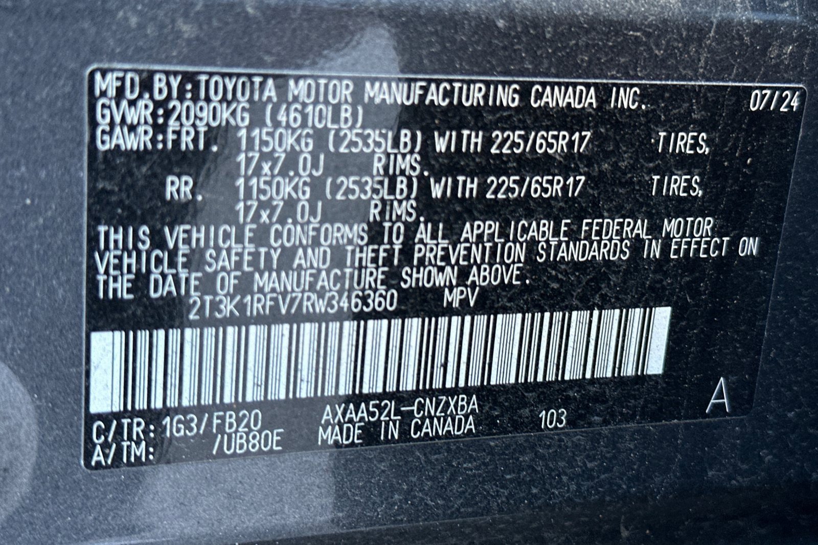 Certified 2024 Toyota RAV4 LE image 30