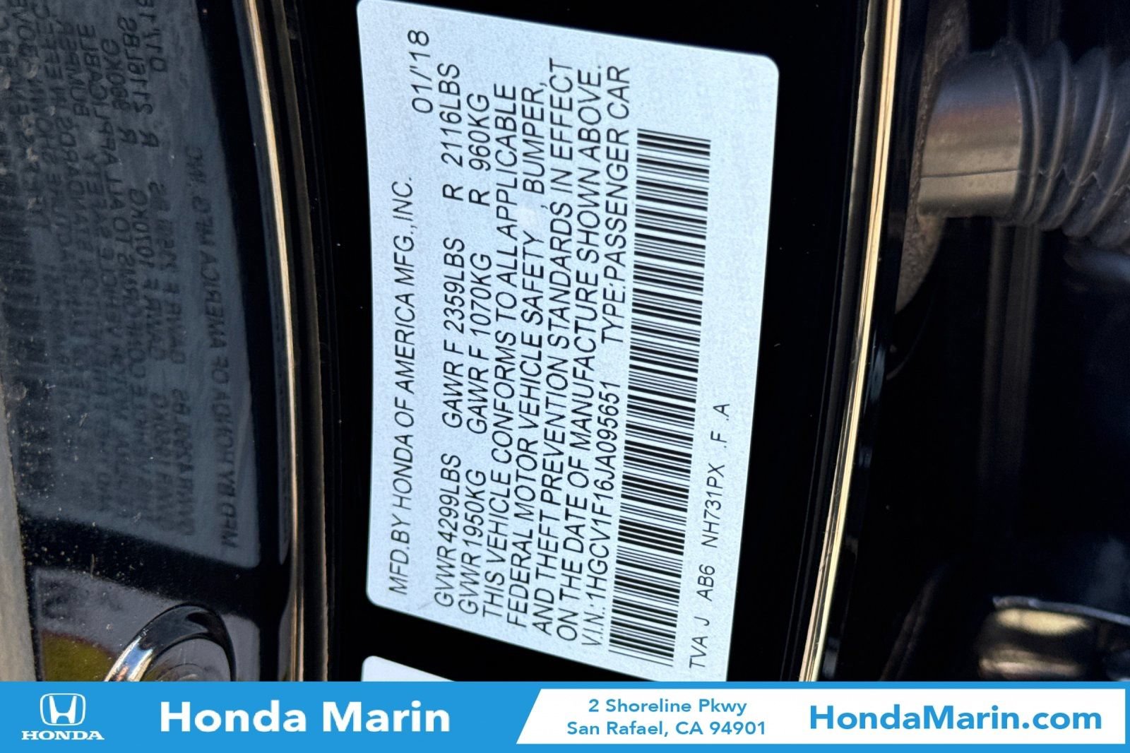 Used 2018 Honda Accord LX image 34