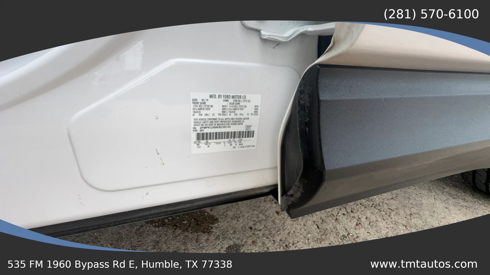 Used 2019 Ford Edge SEL w/ Equipment Group 201A FWD image 15