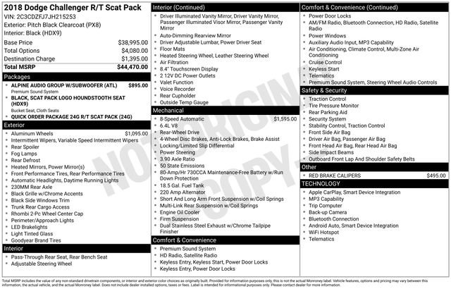 Used 2018 Dodge Challenger R/T Scat Pack image 26