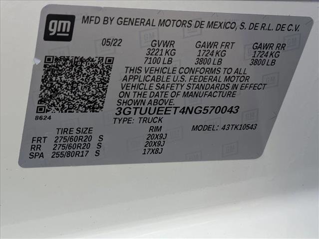 Used 2022 GMC Sierra 1500 AT4 w/ AT4 Premium Package image 15