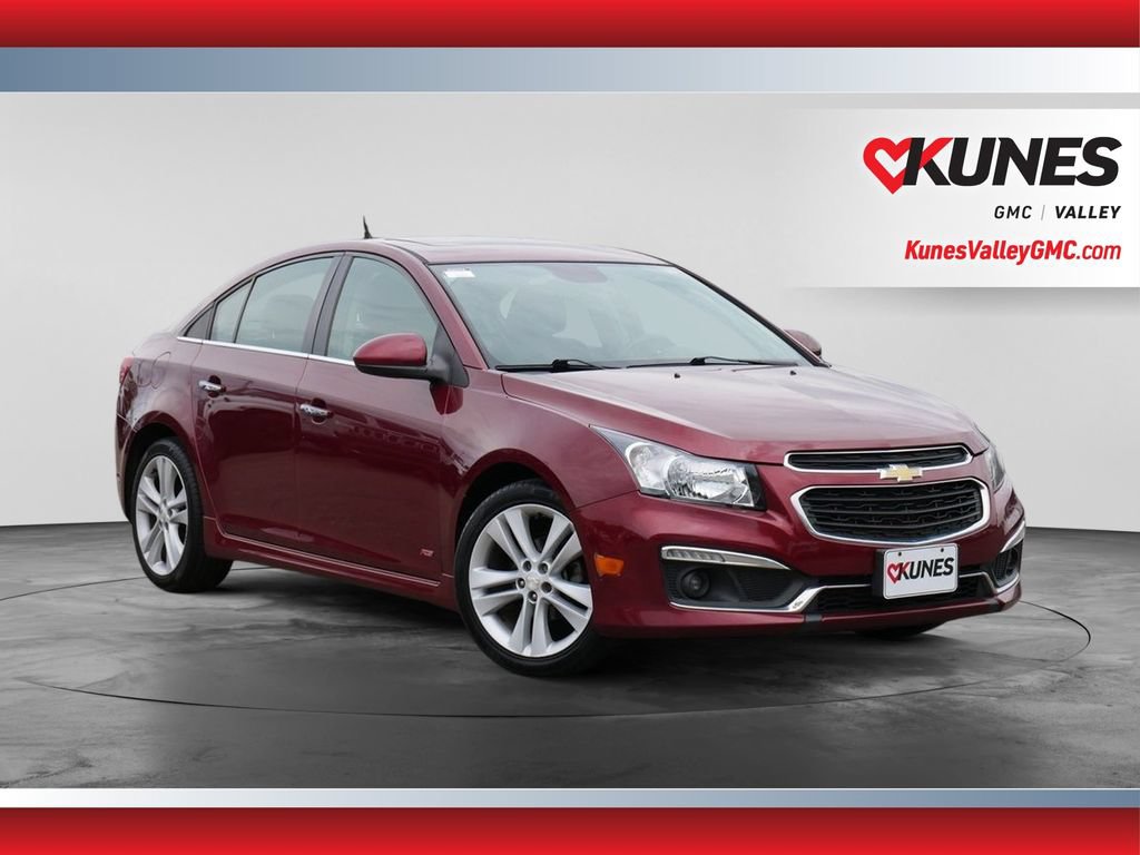 Used 2015 Chevrolet Cruze LTZ w/ Sun, Sound and Sport Package FWD image 1