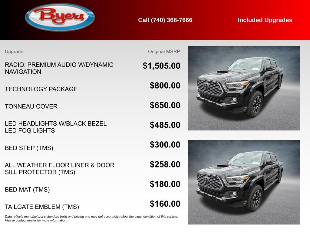 Used 2023 Toyota Tacoma TRD Sport w/ Technology Package AWD/4WD image 5