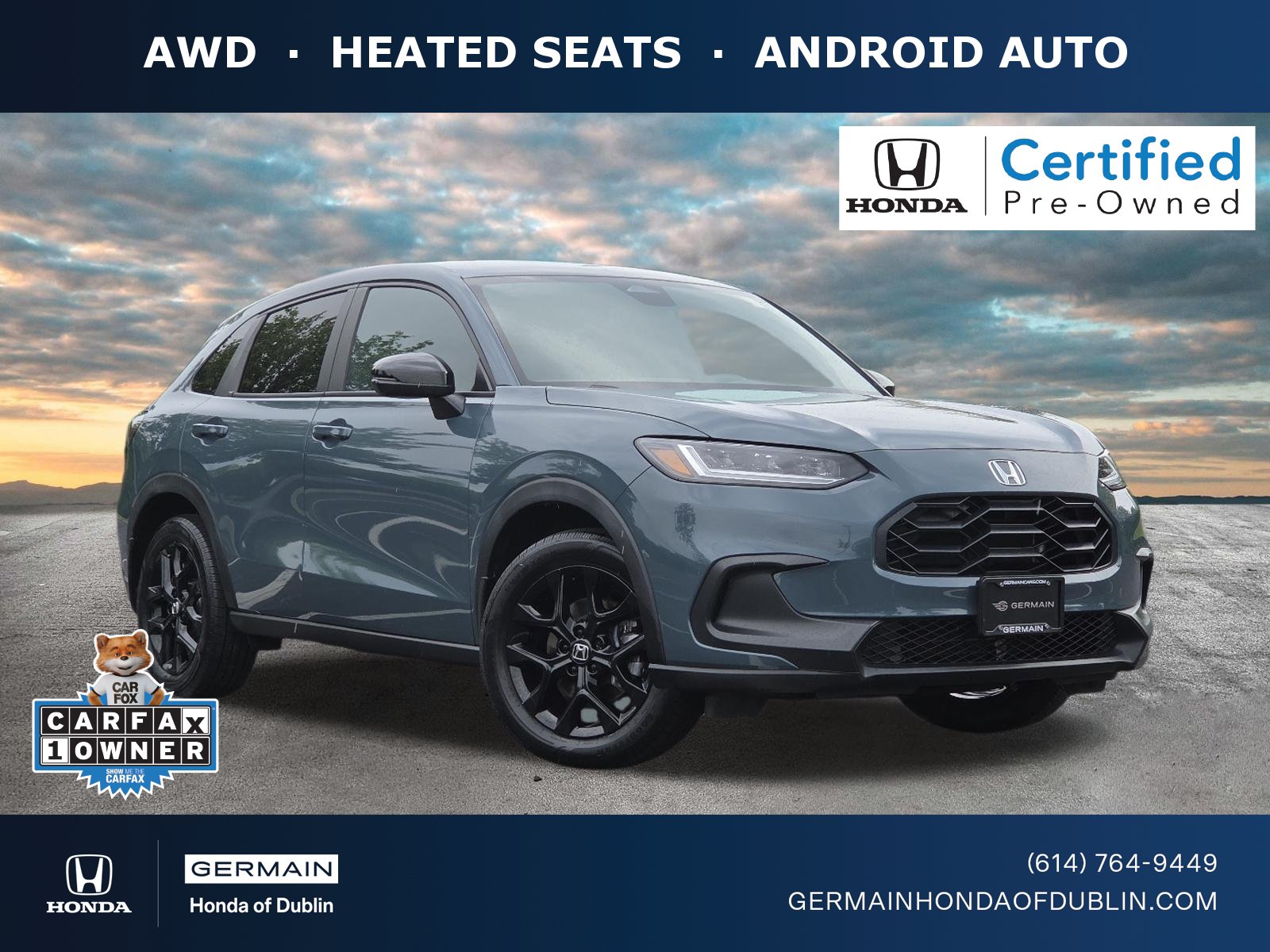 Certified 2024 Honda HR-V Sport