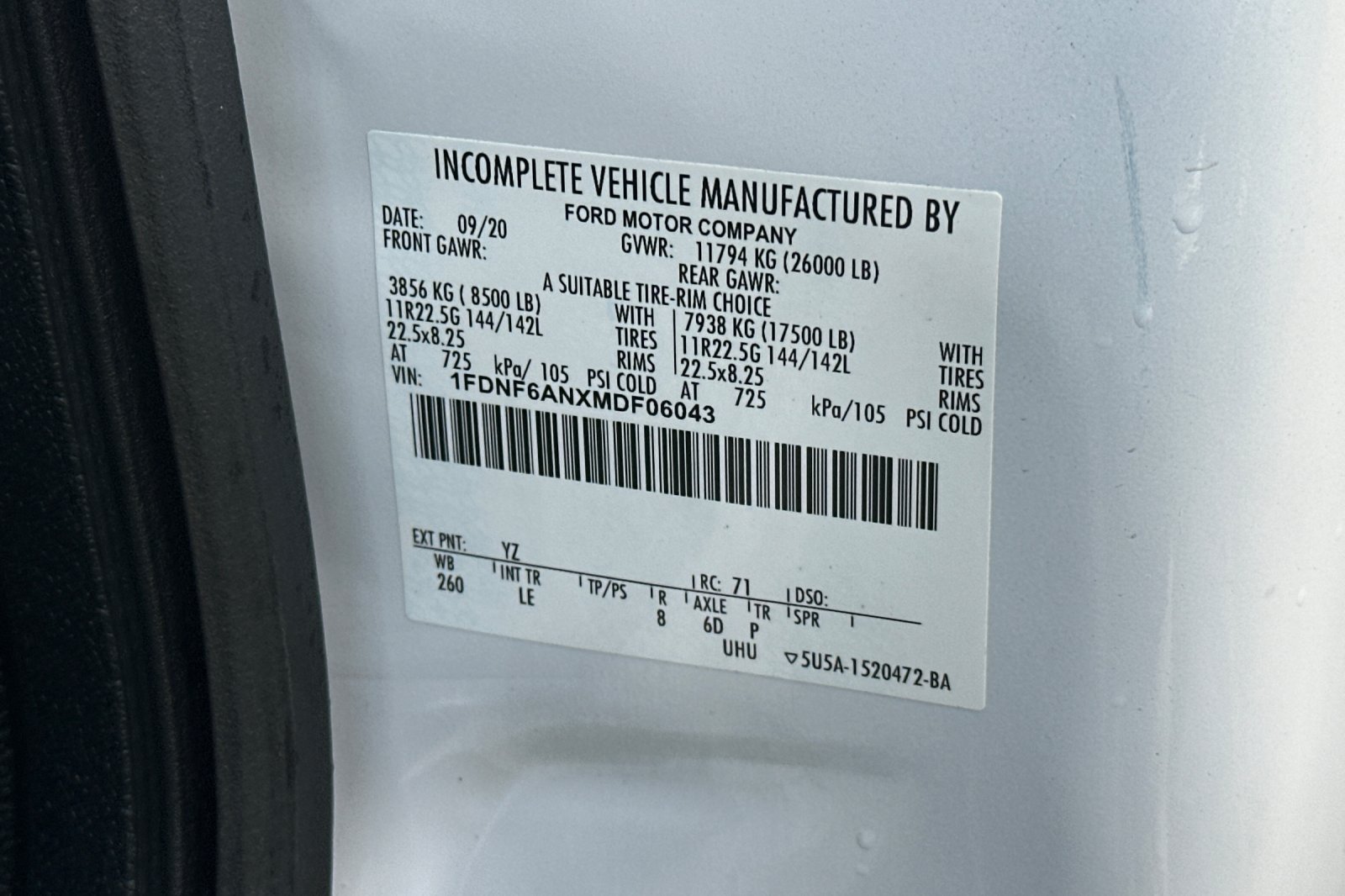 Used 2021 Ford F650 2WD Regular Cab Super Duty image 28