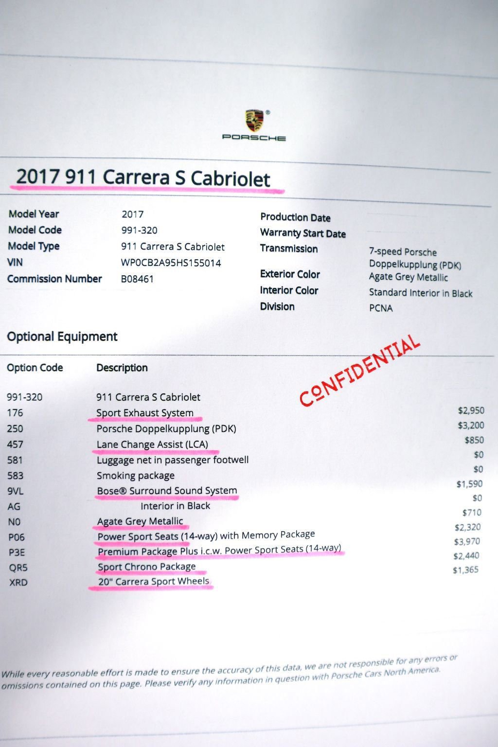 Used 2017 Porsche 911 Carrera S Cabriolet RWD image 14