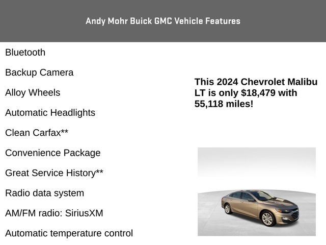 Used 2024 Chevrolet Malibu LT FWD image 4