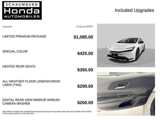 Used 2023 Toyota Prius Limited w/ Limited Premium Package AWD/4WD image 4