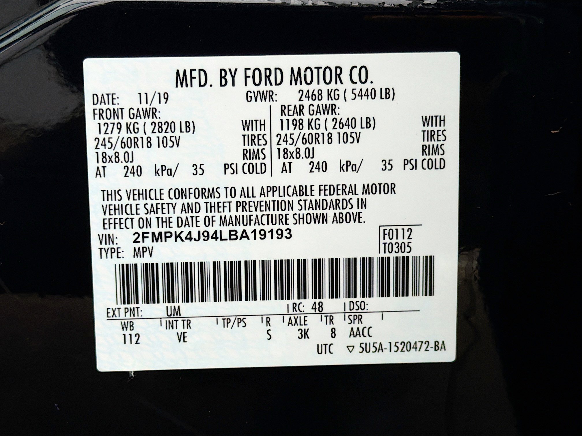 Used 2020 Ford Edge SEL w/ Convenience Package image 42