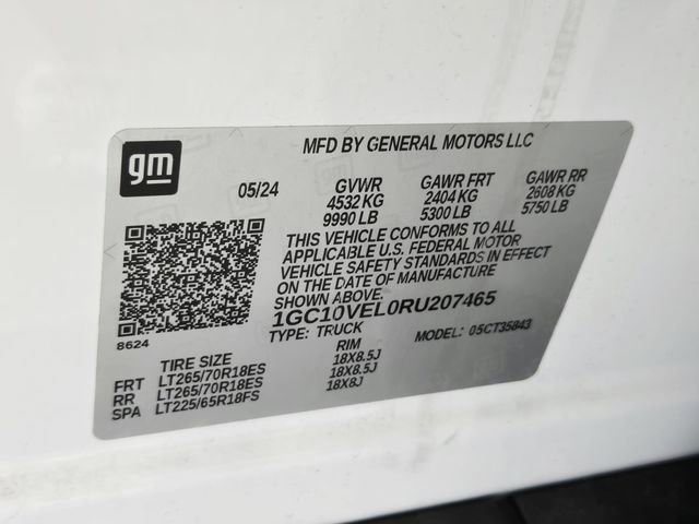 Used 2024 Chevrolet Silverado EV W/T image 29