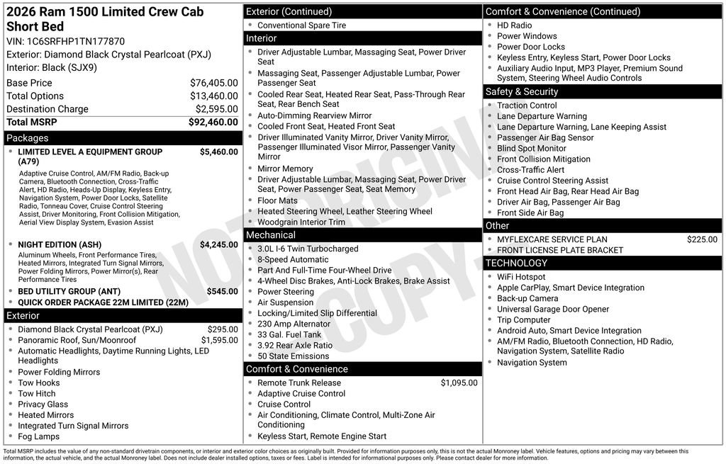 New 2026 RAM 1500 Limited image 2