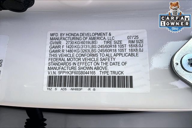 Certified 2025 Honda Ridgeline TrailSport image 34