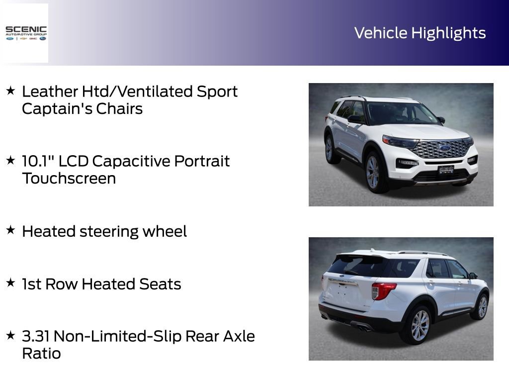 Used 2022 Ford Explorer Platinum w/ Equipment Group 601A AWD/4WD image 10