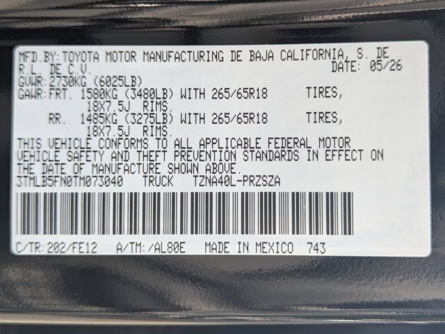 Used 2026 Toyota Tacoma TRD Sport RWD image 27