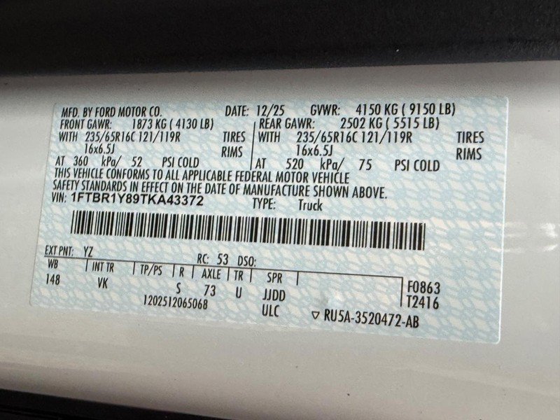 New 2026 Ford Transit 250 Low Roof image 20