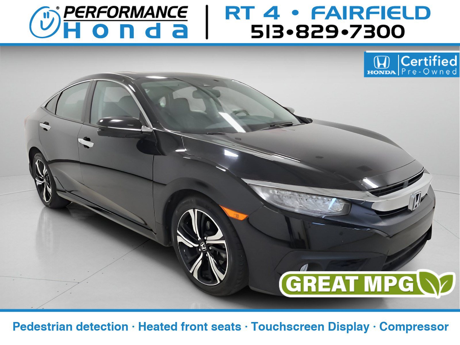 Used 2016 Honda Civic Touring image 1