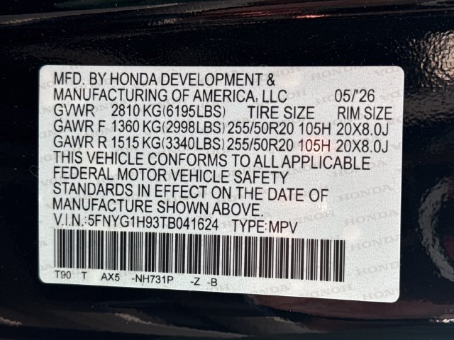 Used 2026 Honda Pilot Black Edition image 19