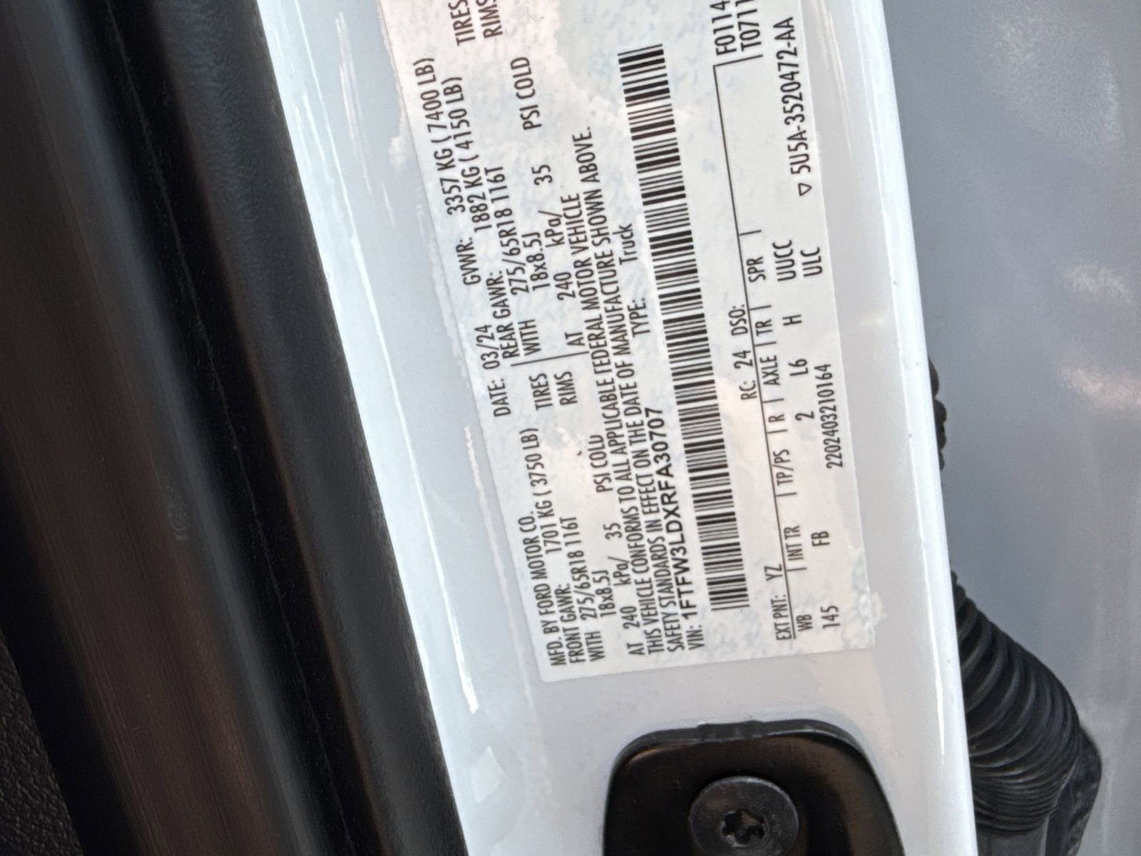 Used 2024 Ford F150 XLT w/ Equipment Group 302A MID AWD/4WD image 36
