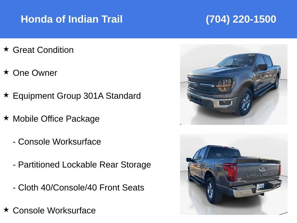 Used 2024 Ford F150 XLT w/ Mobile Office Package image 12