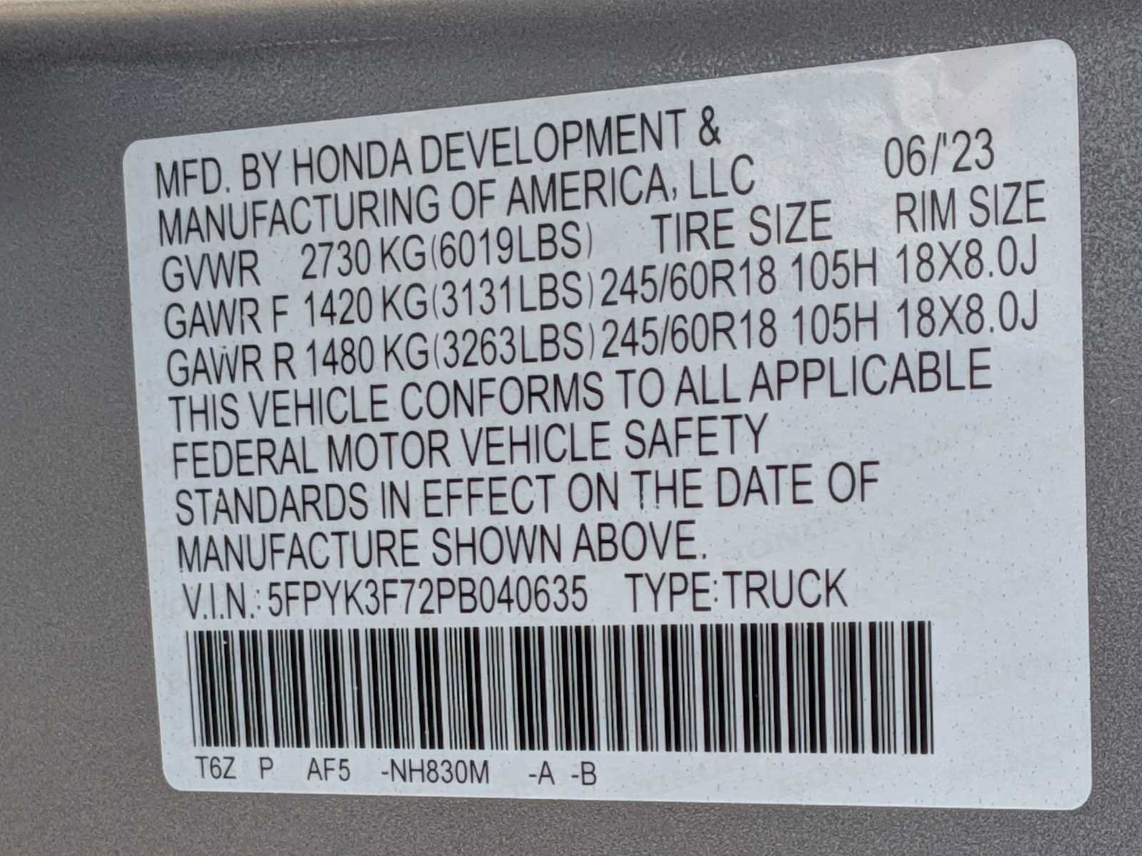 Certified 2023 Honda Ridgeline RTL-E image 32