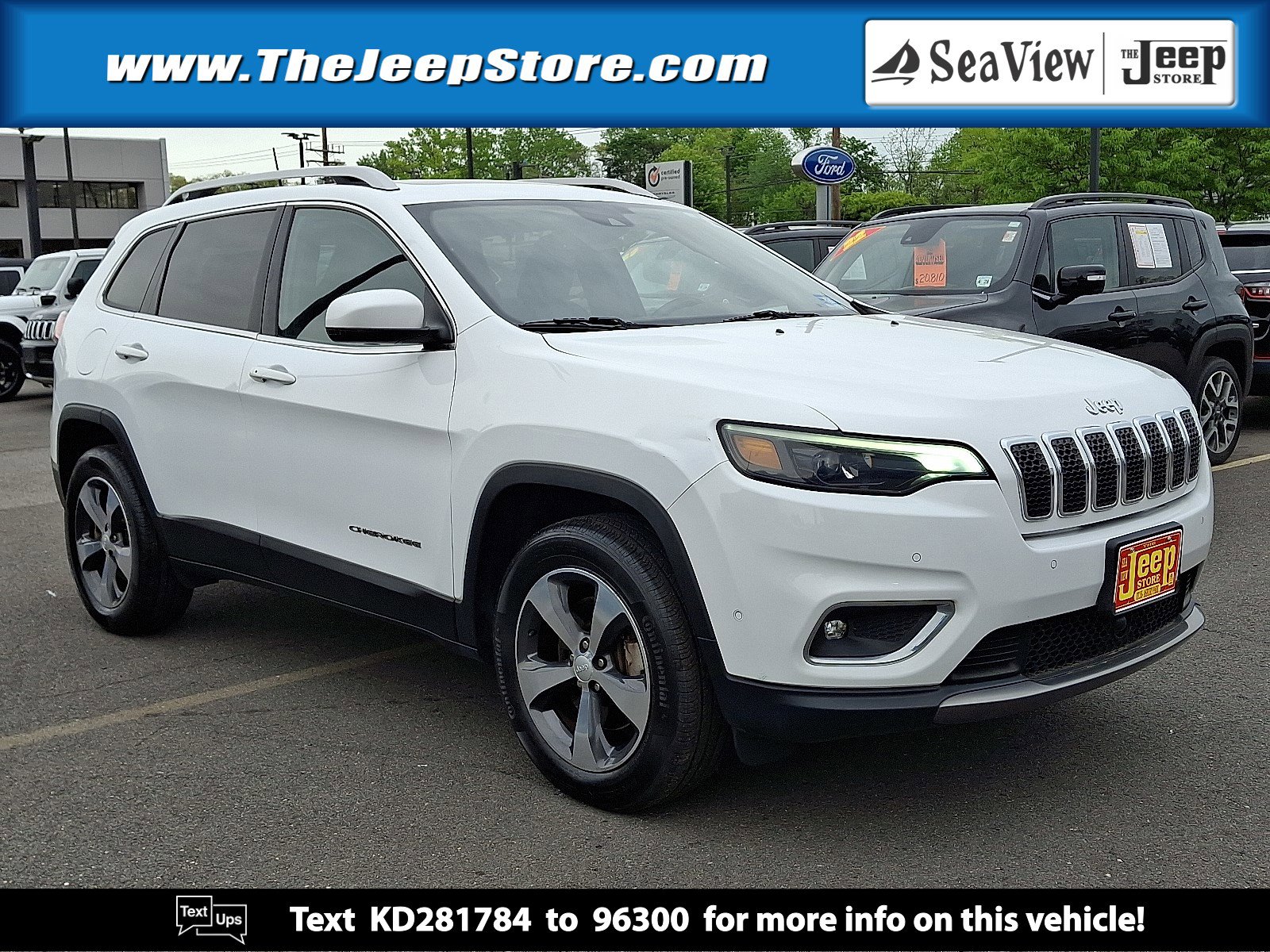 Certified 2019 Jeep Cherokee Limited w/ Technology Group
