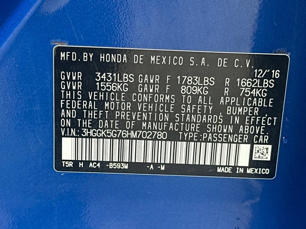 Used 2017 Honda Fit EX image 30