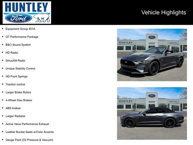 Used 2019 Ford Mustang GT Premium w/ GT Performance Package image 2