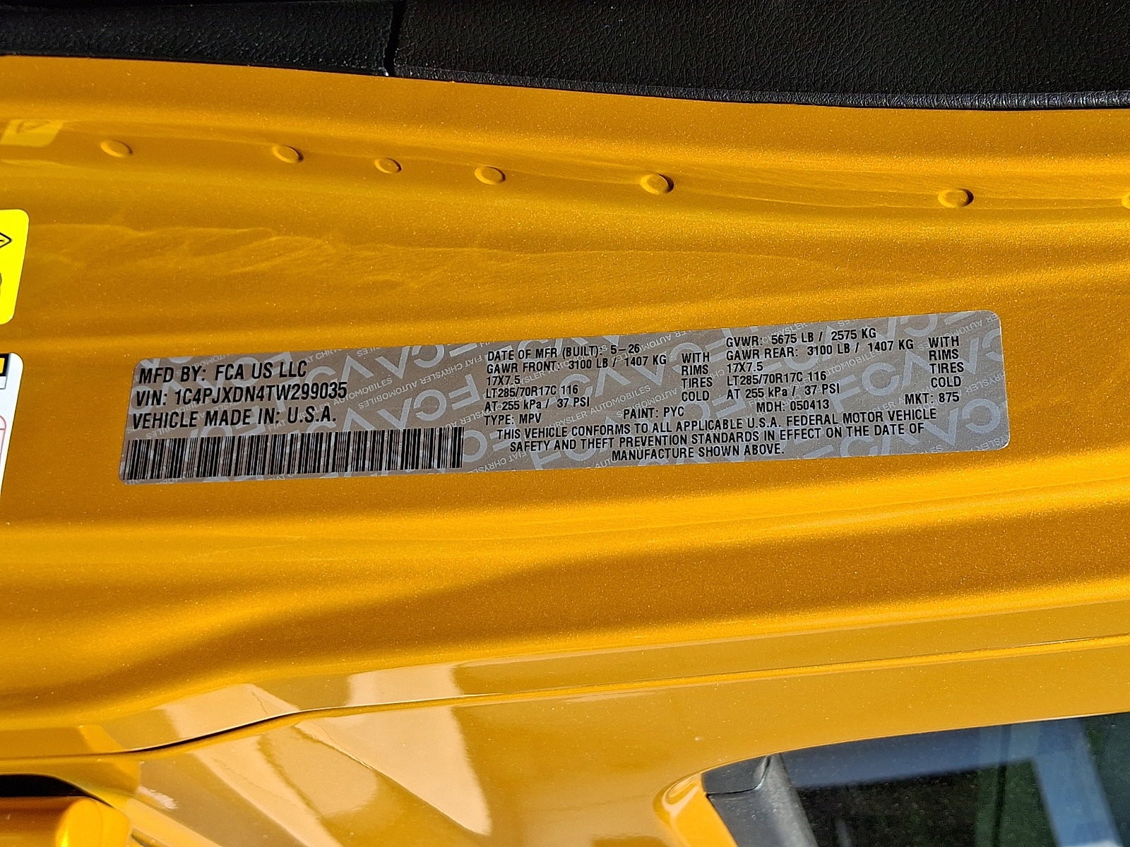 New 2026 Jeep Wrangler Unlimited Sport AWD/4WD image 14