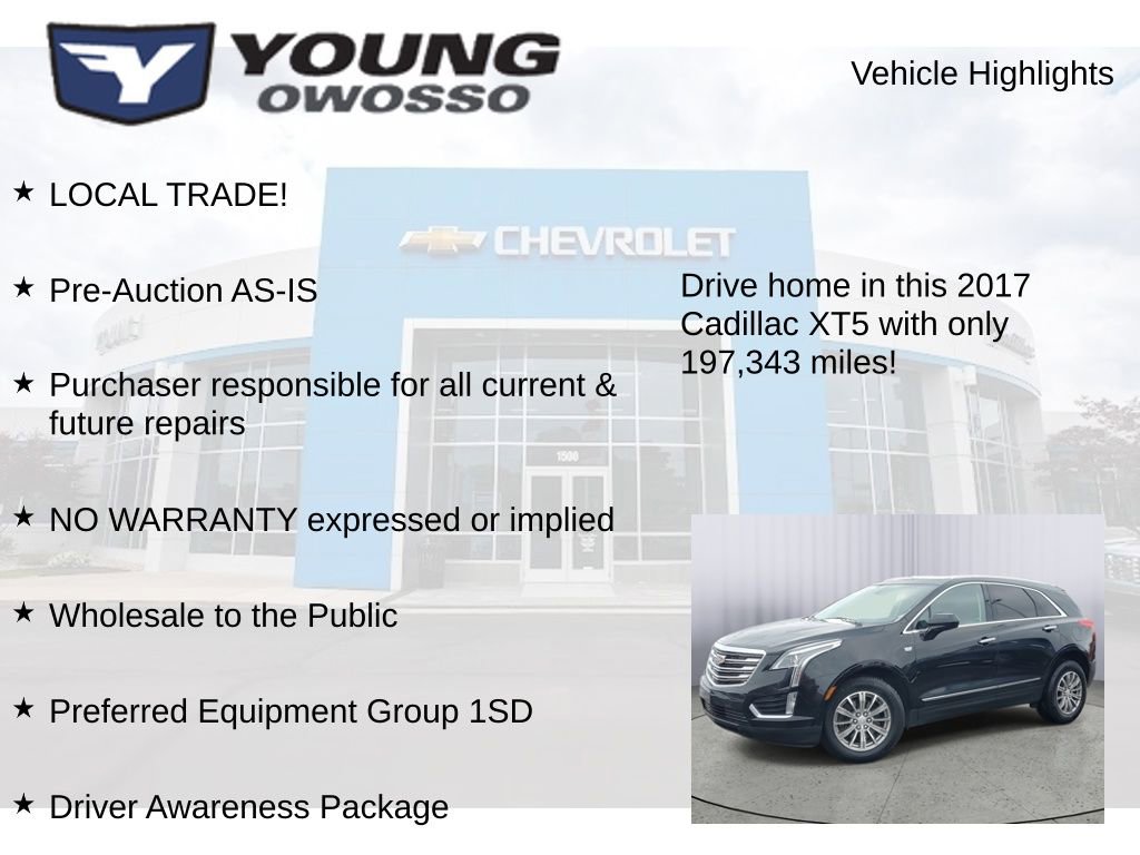 Used 2017 Cadillac XT5 Luxury w/ Driver Awareness Package image 8