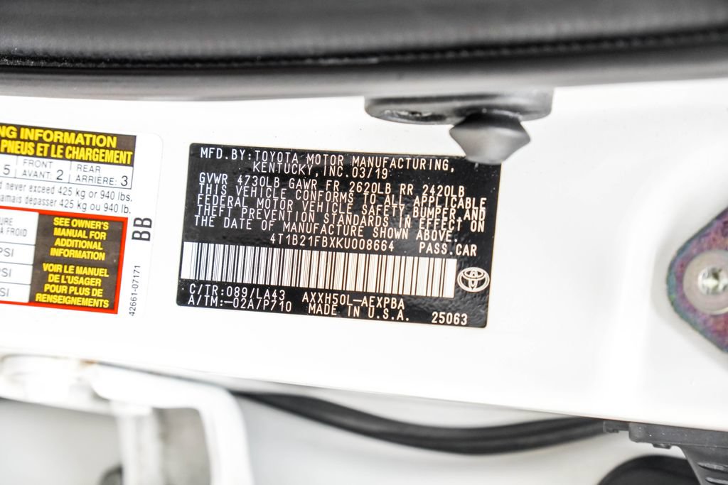 Used 2019 Toyota Avalon Limited w/ Advanced Safety Package FWD image 43