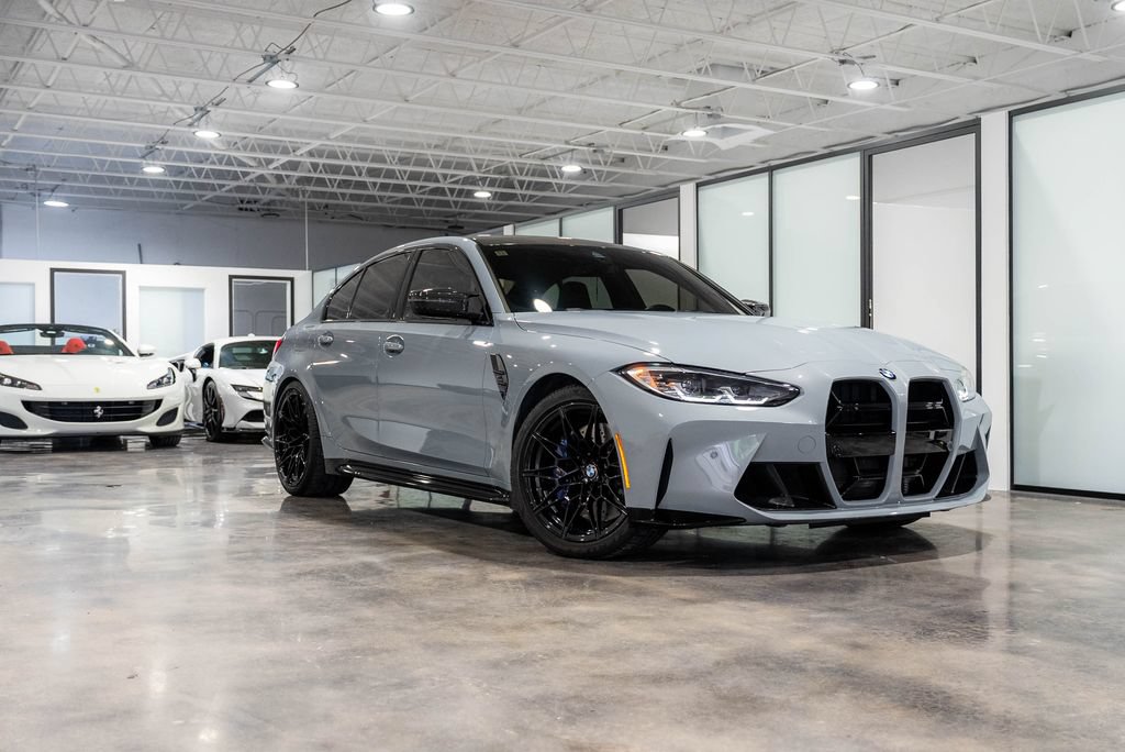 Used 2024 BMW M3 Competition w/ M Carbon Exterior Package RWD image 8