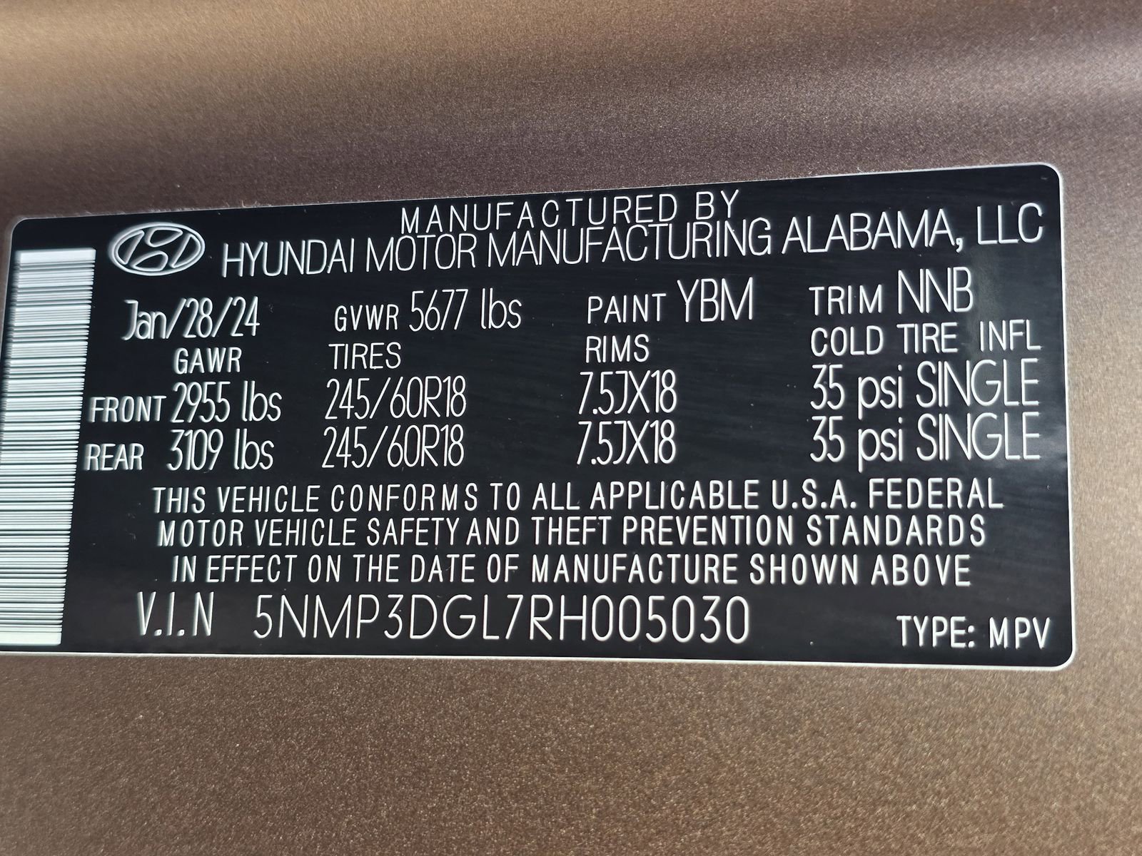 Certified 2024 Hyundai Santa Fe XRT image 32