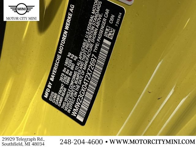Certified 2026 MINI Cooper S FWD image 19