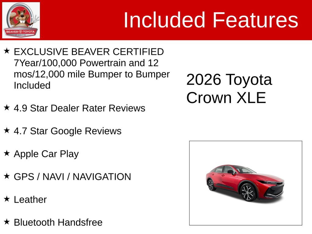 Used 2026 Toyota Crown AWD/4WD image 4