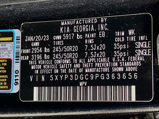 Used 2023 Kia Telluride EX w/ EX Captain's Chair Package AWD/4WD image 9