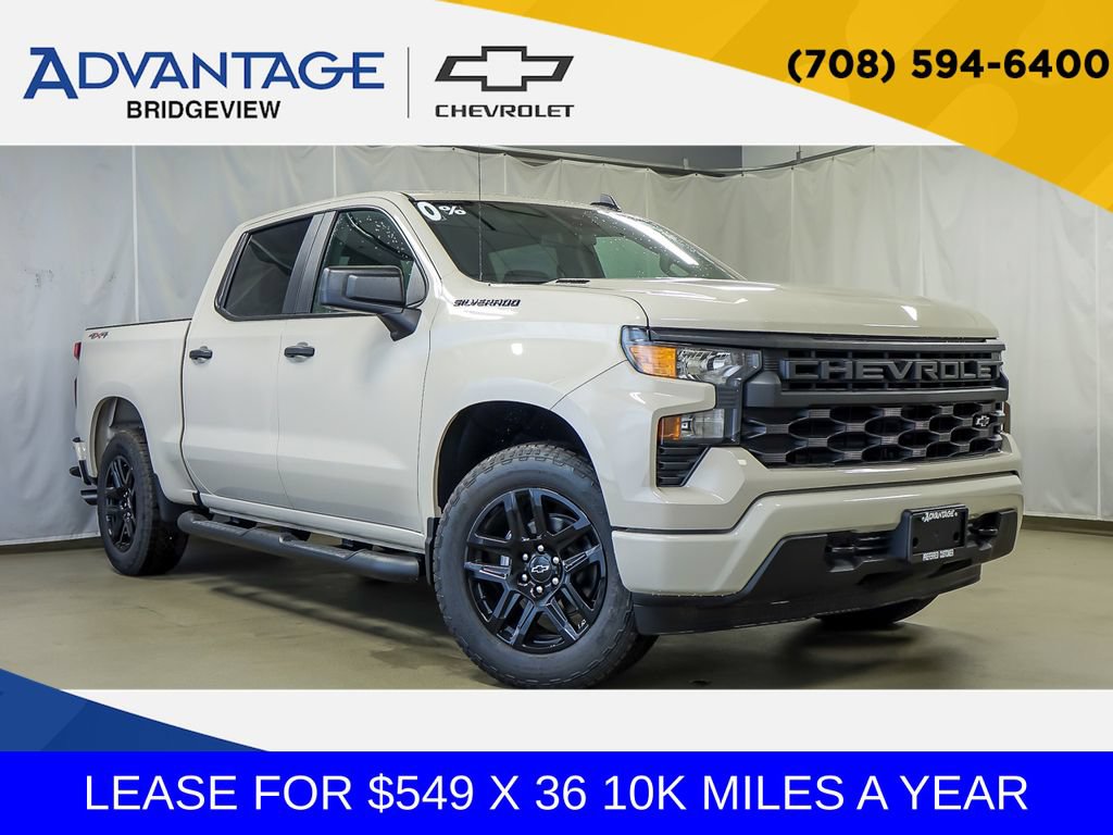New 2026 Chevrolet Silverado 1500 Custom w/ Turbomax Blackout Package