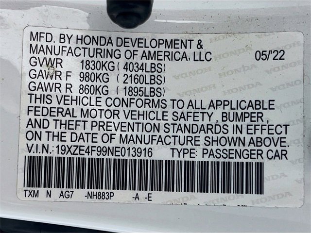 Used 2022 Honda Insight Touring image 32